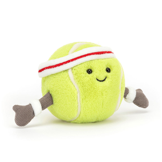Amuseables Sports Tennis Ball plush in yellow