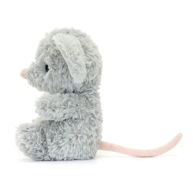 Yummy Mouse plush toy in grey – view 4
