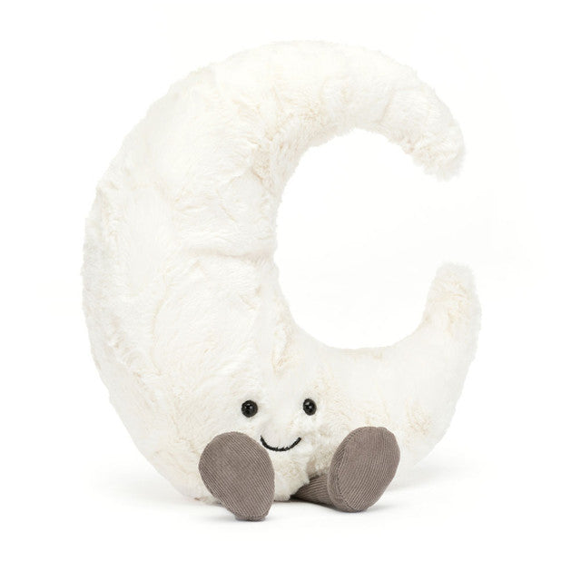 Amuseables Moon plush toy in white